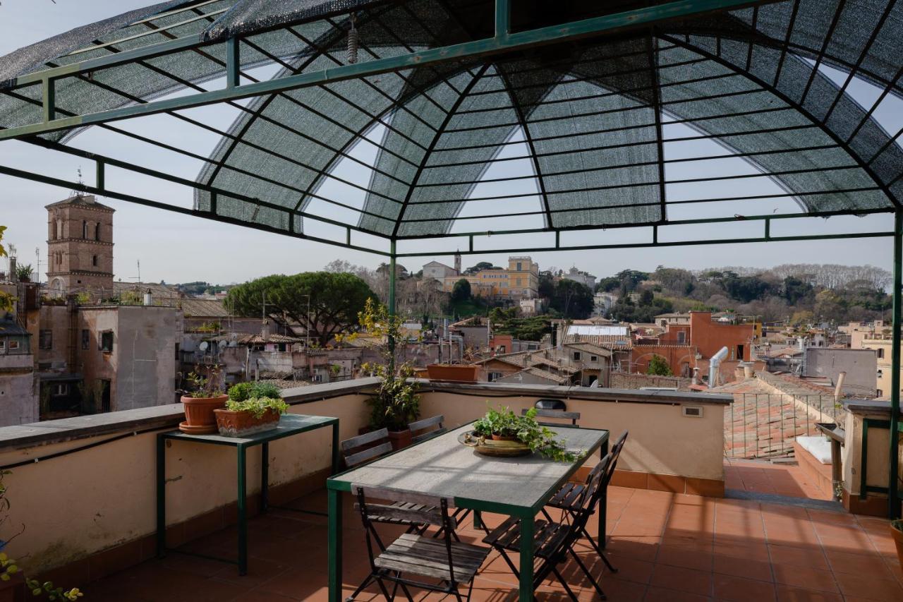 Amazing Penthouse With Terrace And Rooftop In Trastevere Ρώμη Εξωτερικό φωτογραφία